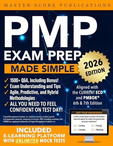PMP Exam Prep - 2023 Exam Ready. Most Accurate Agile & Predictive